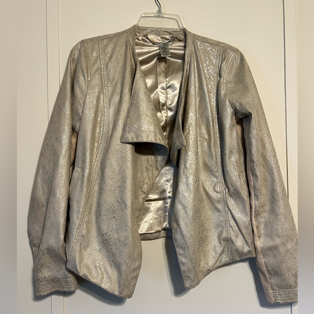 ✨Cache Snakeskin Blazer Jacket✨